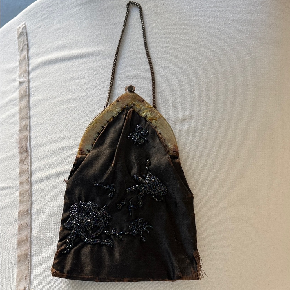 Vintage beaded bag 1800s